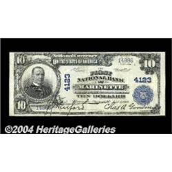 Marinette, WI - $10 1902 Plain Back Fr. 626