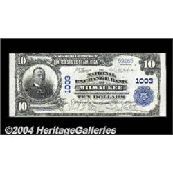 Milwaukee, WI - $10 1902 Plain Back Fr. 624