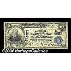 Milwaukee, WI - $10 1902 Date Back Fr. 616 The