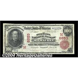 Milwaukee, WI - $100 1902 Red Seal Fr. 686 The