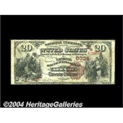 Neenah, WI - $20 1882 Brown Back Fr. 504 The