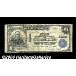 Stoughton, WI - $10 1902 Plain Back Fr. 632