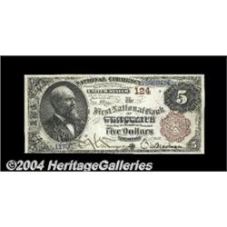 Whitewater, WI - $5 1882 Brown Back Fr. 466