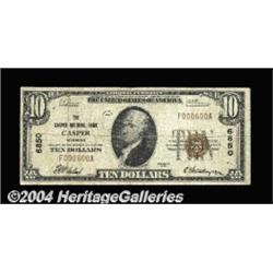 Casper, WY - $10 1929 Ty. 1 The Casper NB Ch.