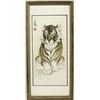 Image 1 : Original Chinese Tiger Painting, Signed by Artist