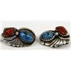 Image 3 : 2 Pair of Vintage Native American Navajo Earrings