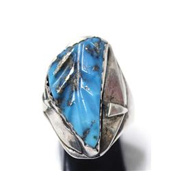 Native American Navajo Sterling Turquoise Ring