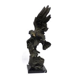 Bronze Eagle Statue by A. Thorburg