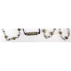 4 Mexican Silver Necklaces