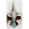 Image 2 : Native American Navajo Turquoise Nugget Earrings