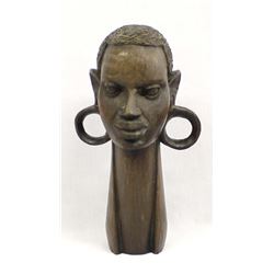 Vintage African Hand Carved Statue