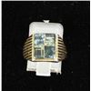 Image 2 : Beautiful 14K Gold and Turquoise Ring, Size 8