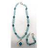 Image 2 : Aqua Quartz Necklace and Bracelet