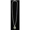 Image 2 : Sterling Silver and Turquoise Pendant Necklace