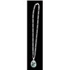 Image 2 : Sterling and Mountain Cloud Turquoise Necklace