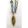 Image 1 : Beaded Fetish Necklace with Arrowhead Pendant
