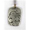 Image 1 : Frederick Pewter of Canada Raven Pendant Necklace