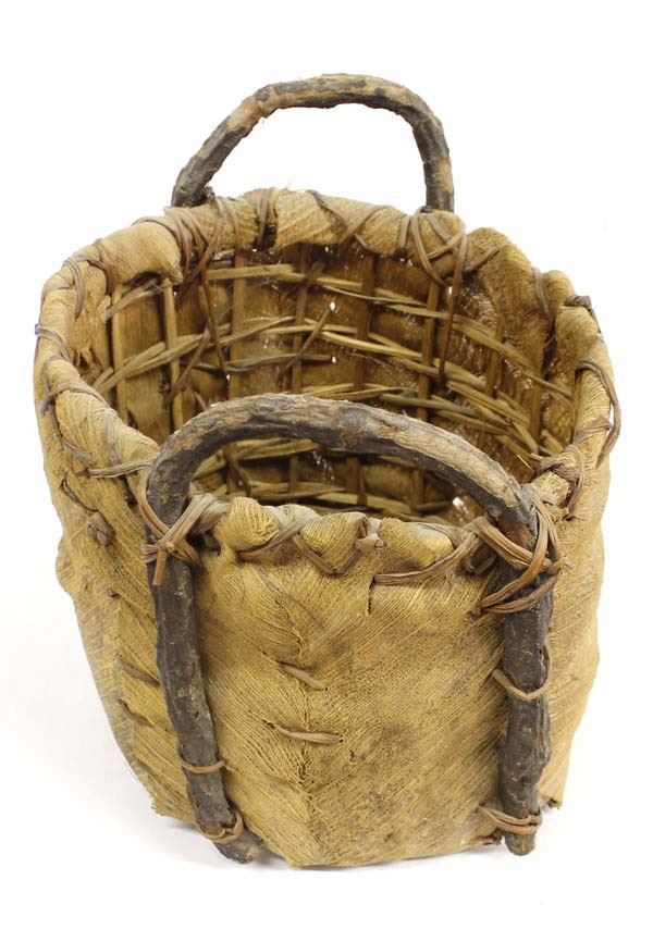 Vintage Native American Birch Bark Basket