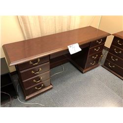 Executive credenza, (10) drawers (matches lot 6)