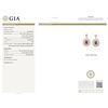 Image 5 : 1.59 ctw Ruby and Diamond Earrings - 18KT White Gold