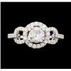 Image 2 : 1.17 ctw Diamond Ring - 14KT White Gold
