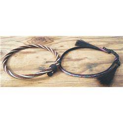 2 nice hitched hair hat bands