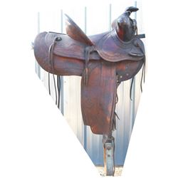 Powder River high back saddle