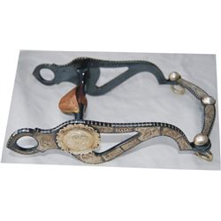 E Garcia silver inlaid bit