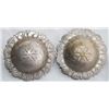 Image 1 : Keyston Bros 1 3/4" silver conchos