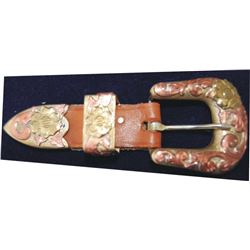 nice Gist rose gold and silver ranger buckle set