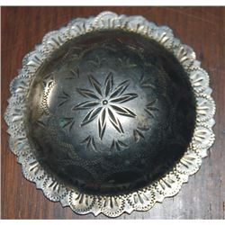 3" Visalia silver concho