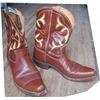 Image 1 : 1940's custom made inlaid boots