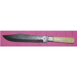 1854 Hudson Bay clip blade bone handle knife