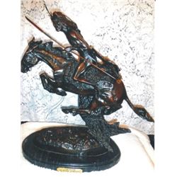 Remington bronze, Cheyenne, 21" tall