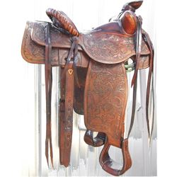 Severe Bros, Pendleton, full tooled saddle