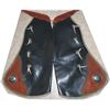 Image 1 : Colo. Saddlery batwing chaps with corner tooling and silver conchos