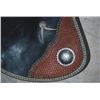 Image 2 : Colo. Saddlery batwing chaps with corner tooling and silver conchos