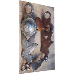 Fleming silver inlaid eagle bit