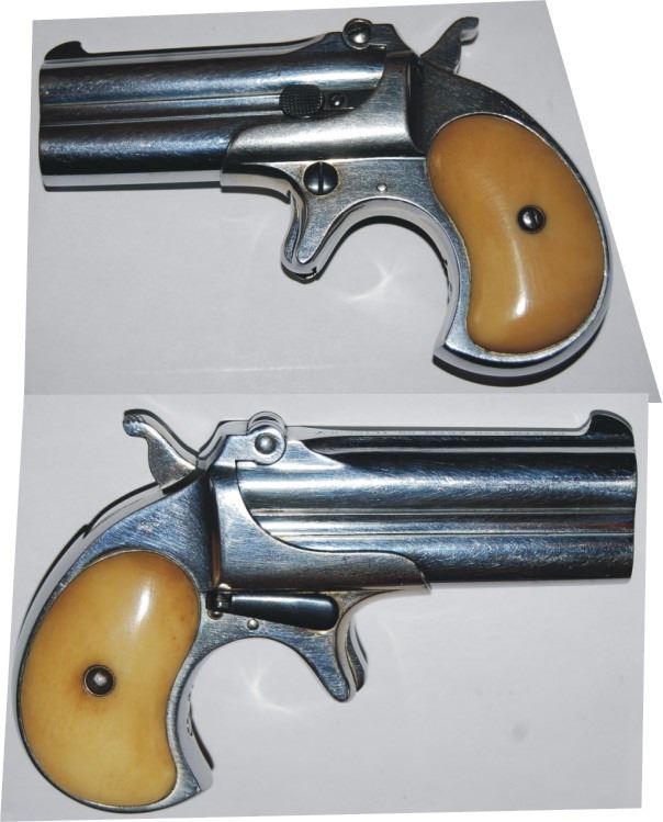 Remington over/under derringer 679 unfired nickel plated