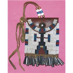 Cheyenne beaded strike a light bag