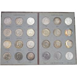 24 Ike silver dollars