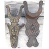 Image 1 : 2 antique ornate iron bootjacks