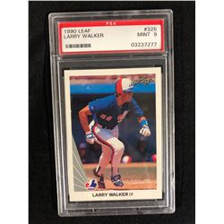 1990 LEAF #325 LARRY WALKER (MINT 9) PSA