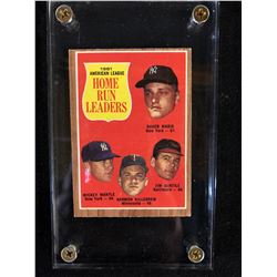 1962 Topps #053 AL Home Run Leaders