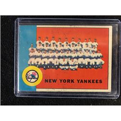 1963 Topps #247 NY Yankees Team