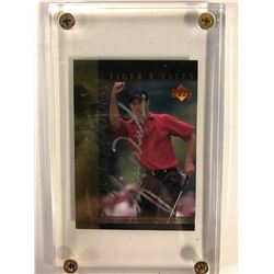 Tiger Woods 2001 Upper Deck Tiger Tales Rookie Card (AUTOGRAPHED)