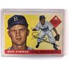 Image 1 : Don Zimmer 1955 Topps Rookie Card #92
