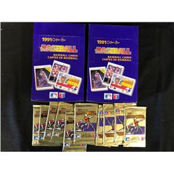 1991 O-PEE-CHEE PREMIER BASEBALL CARDS (2 BOXES)