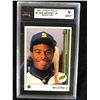 Image 1 : 1989 UPPER DECK #1 KEN GRIFFEY JR ROOKIE CARD (9 MINT) KSA GRADED