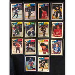 MIXED HOCKEY TRADING CARDS LOT (1980'S)